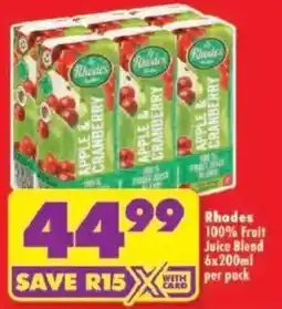 Shoprite Rhodes Apple & Cranberry offer