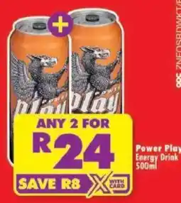 Shoprite Power Play Energy Drink offer