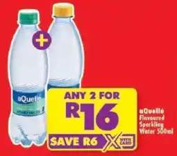 Shoprite aQuelle Flavoured Sparkling Water offer