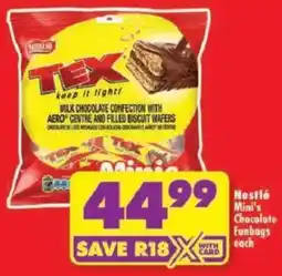 Shoprite Nestlé Mini's Chocolate Funbags offer
