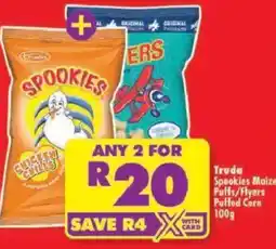 Shoprite Truda Spookies Maize Puffs/Flyers Puffed Corn offer