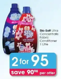Clicks Sta-Soft Ultra Concentrate Fabric Conditioner offer