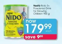 Clicks Nestlé Nido 3+ Powdered Drink for Growing Children offer