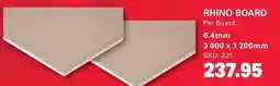 Cashbuild RHINO BOARD offer