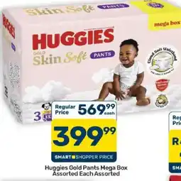 Pick n Pay Huggies Gold Pants Mega Box Assorted offer