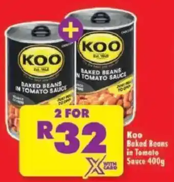 Shoprite Koo Baked Beans in Tomato Sauce offer