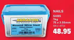 Cashbuild Abracon Round Wire Nail offer