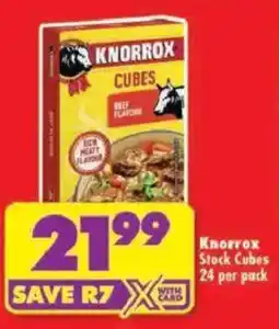 Shoprite Knorrox Cubes offer