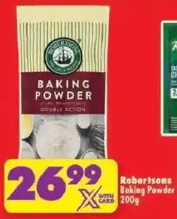 Shoprite Robertsons Baking Powder offer