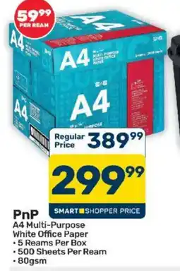 Pick n Pay PnP A4 Multi-Purpose White Office Paper offer