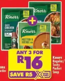 Shoprite Knorr Regular/Tasty Packet Soup offer