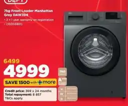 HiFi Corp De'fy 7kg Front Loader Manhattan Grey offer
