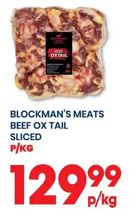 Econo Foods BLOCKMAN'S MEATS BEEF OX TAIL SLICED offer