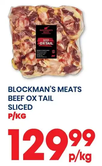 BLOCKMAN'S MEATS BEEF OX TAIL SLICED