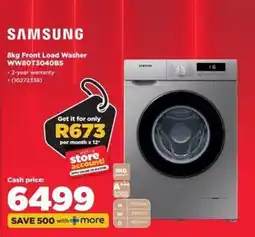 HiFi Corp SAMSUNG 8kg Front Load Washer offer