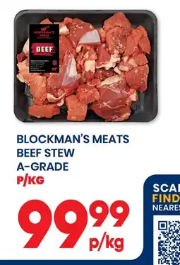 Econo Foods BLOCKMAN'S MEATS BEEF STEW A-GRADE offer