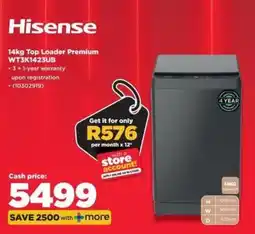 HiFi Corp Hisense 14kg Top Loader Premium offer