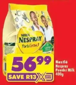 Shoprite Nestlé Nespray Powder Milk offer