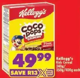 Shoprite Kellogg's Coco Pops Chocos offer