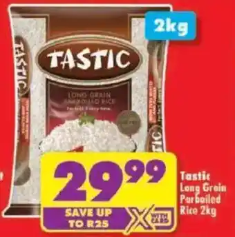 Tastic Long Grain Parboiled Rice