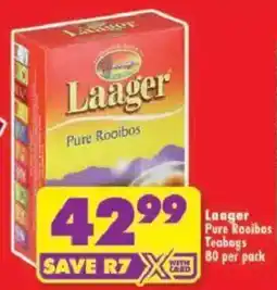 Shoprite Laager Pure Rooibos offer