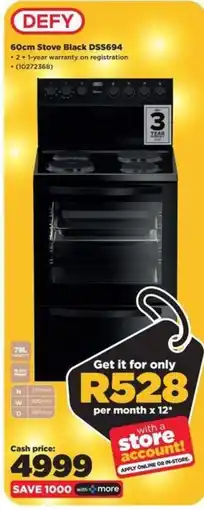 HiFi Corp Defy Stove Black offer