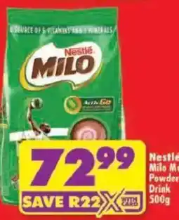 Shoprite Nestle Milo Powder Drink offer