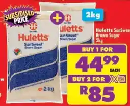 Shoprite Huletts SunSweet Brown Sugar offer