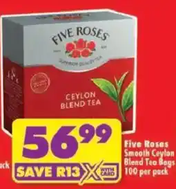 Shoprite Five Roses Ceylon Blend Tea offer