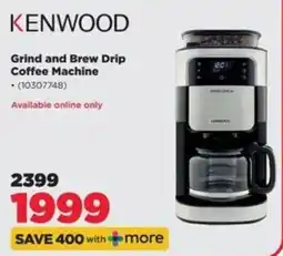 HiFi Corp KENWOOD Grind and Brew Drip Coffee Machine offer