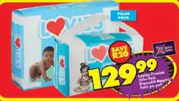 Shoprite Lovies Premium Value Pack Disposable Nappies / Pants per pack offer