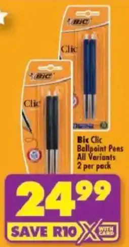 Shoprite Bic Clic Ballpoint Pens offer