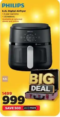 HiFi Corp PHILIPS 6.2L Digital Airfryer offer