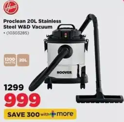 HiFi Corp Proclean 20L Stainless Steel W&D Vacuum offer