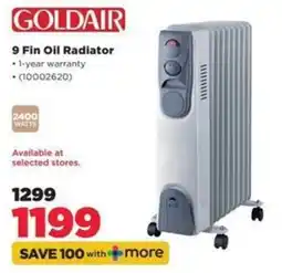HiFi Corp GOLD AIR 9 Fin Oil Radiator offer