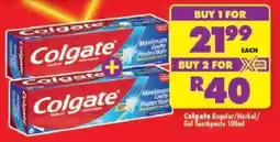 Shoprite Colgate Regular/Herbal/Gel Toothpaste offer