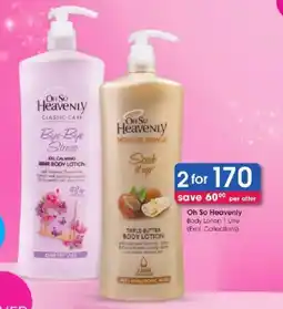 Clicks Oh So Heavenly Body Lotion offer
