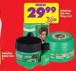 Shoprite SoFnFree Hair Care Range offer