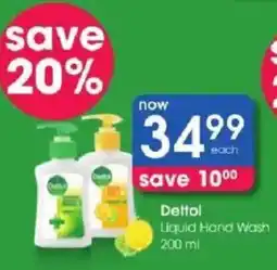 Clicks Dettol Liquid Hand Wash offer