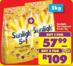 Shoprite Sunlight 5in1 Handwash Powder offer