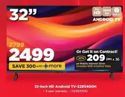 HiFi Corp 32-inch HD Android TV-32E5400H offer