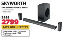 HiFi Corp SKYWORTH 5.1 Channel Soundbar SS586 offer