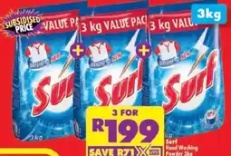 Shoprite Surf Hand Washing Powder offer