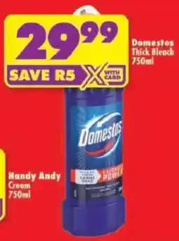 Shoprite Domestos Thick Bleach offer
