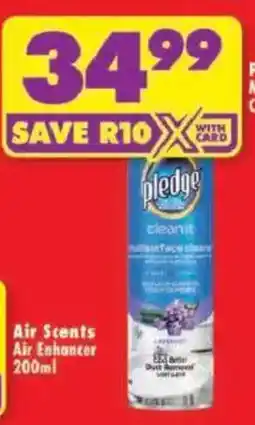 Shoprite Pledge clean it Air Scents Air Enhancer offer