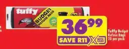 Shoprite Tuffy Budget Refuse Bags offer