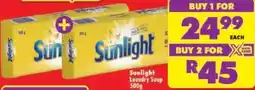 Shoprite Sunlight Laundry Soap offer