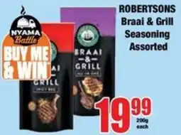 Boxer Robertsons Braai & Grill Seasoning Assorted offer