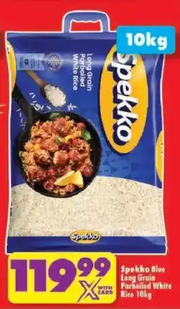 Shoprite Spekko Blue Long Grain Parboiled White Rice offer