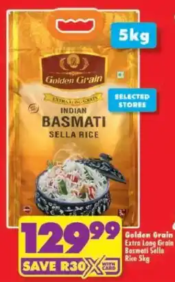Shoprite Golden Grain Indian Basmati Sella Rice offer